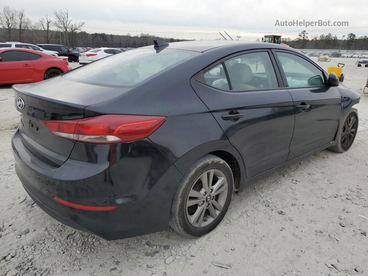 2017 Hyundai Elantra Se Черный vin: 5NPD84LFXHH057662