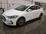 2017 Hyundai Elantra Se White vin: 5NPD84LFXHH063705