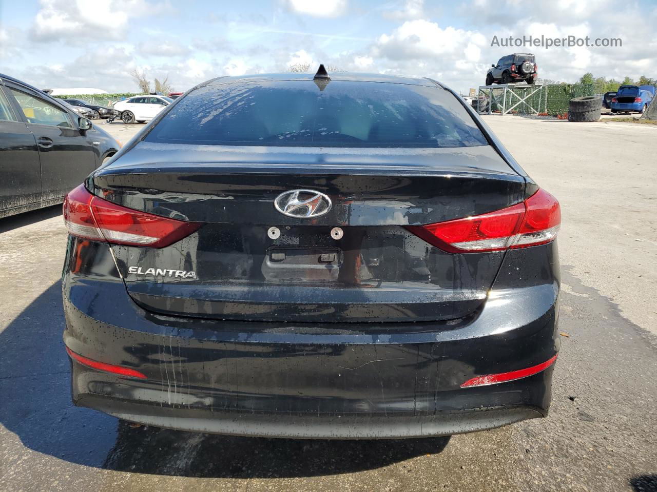 2017 Hyundai Elantra Se Черный vin: 5NPD84LFXHH064112