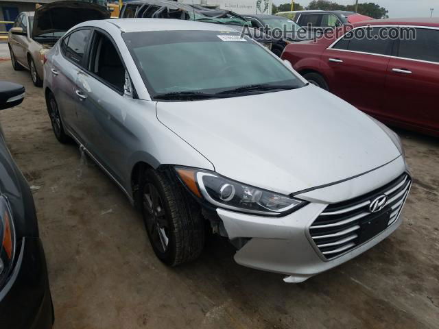 2017 Hyundai Elantra Se Silver vin: 5NPD84LFXHH090998