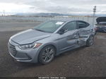 2017 Hyundai Elantra Limited Gray vin: 5NPD84LFXHH105855