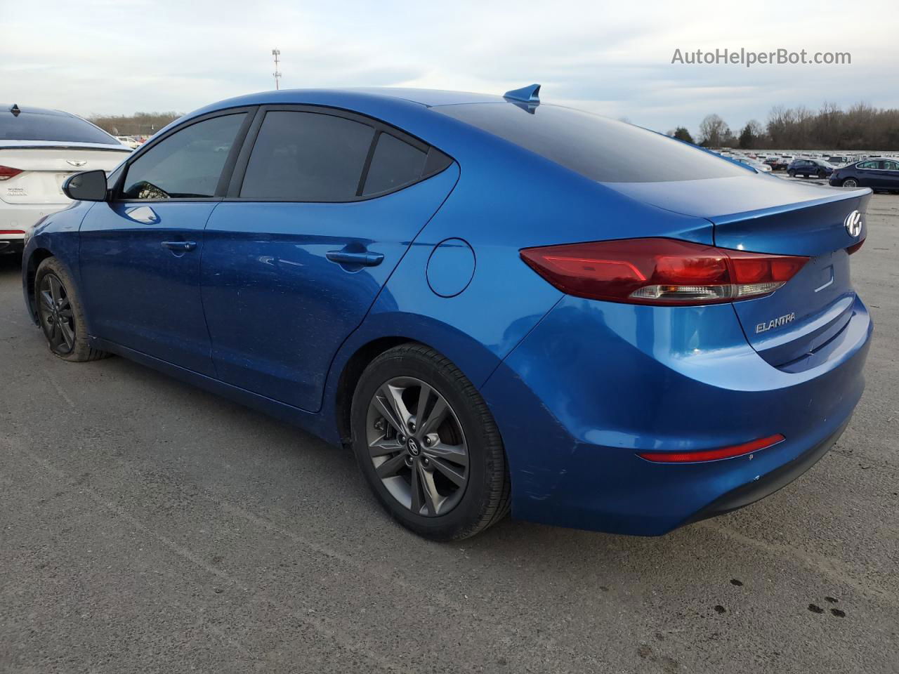 2017 Hyundai Elantra Se Синий vin: 5NPD84LFXHH129637