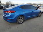 2017 Hyundai Elantra Se Blue vin: 5NPD84LFXHH129637