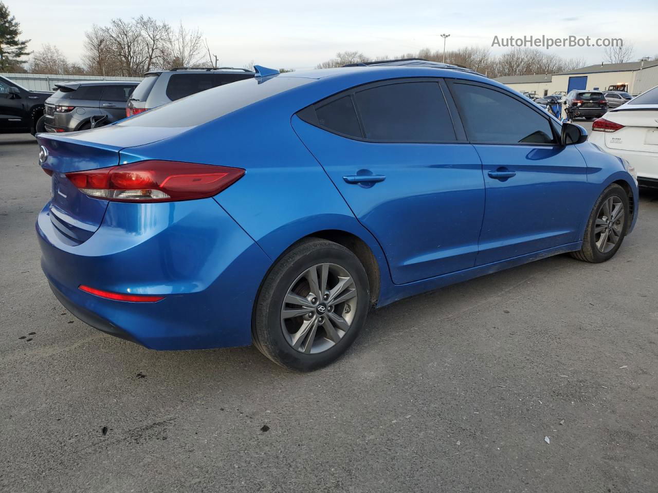 2017 Hyundai Elantra Se Синий vin: 5NPD84LFXHH129637