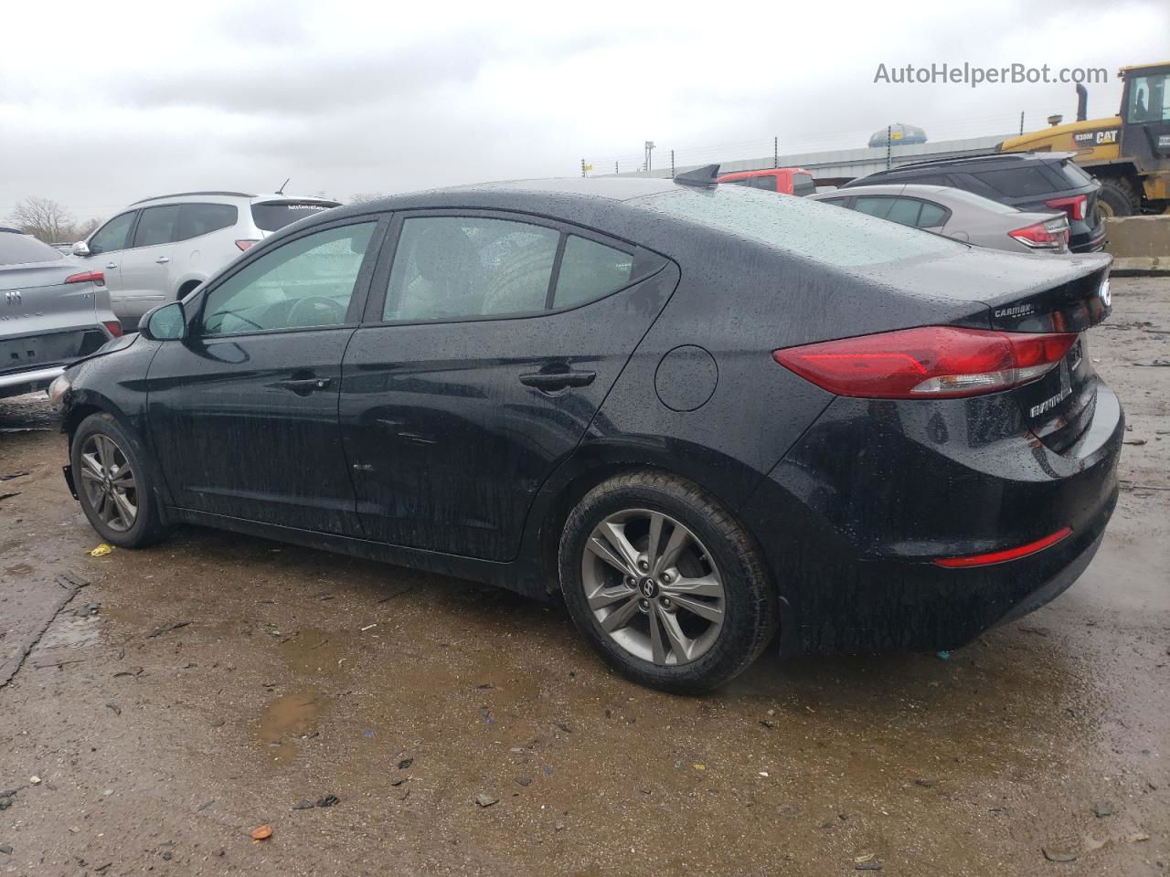 2017 Hyundai Elantra Se Черный vin: 5NPD84LFXHH158412