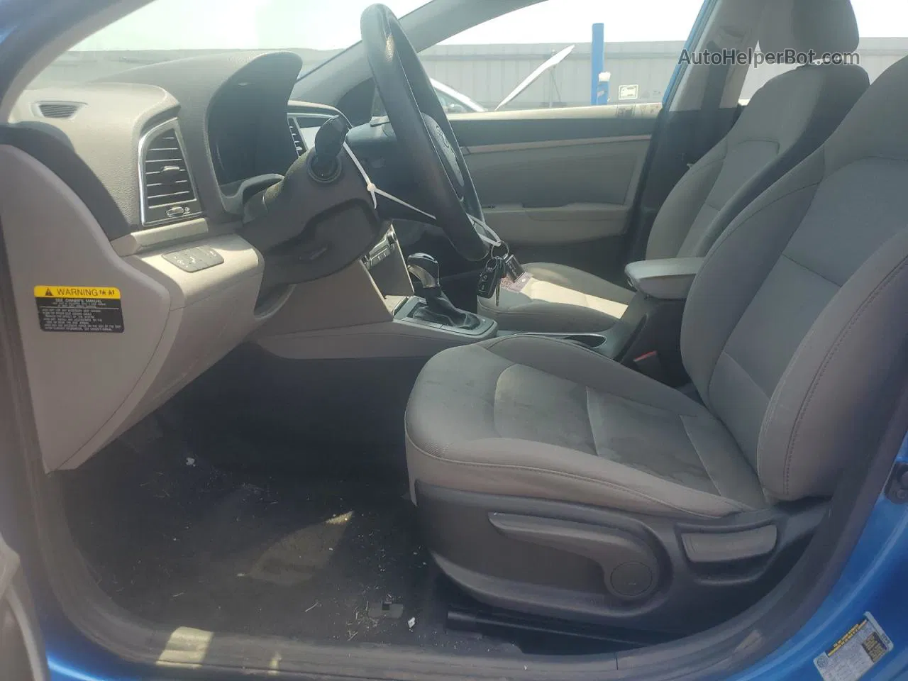 2018 Hyundai Elantra Sel Синий vin: 5NPD84LFXJH231249