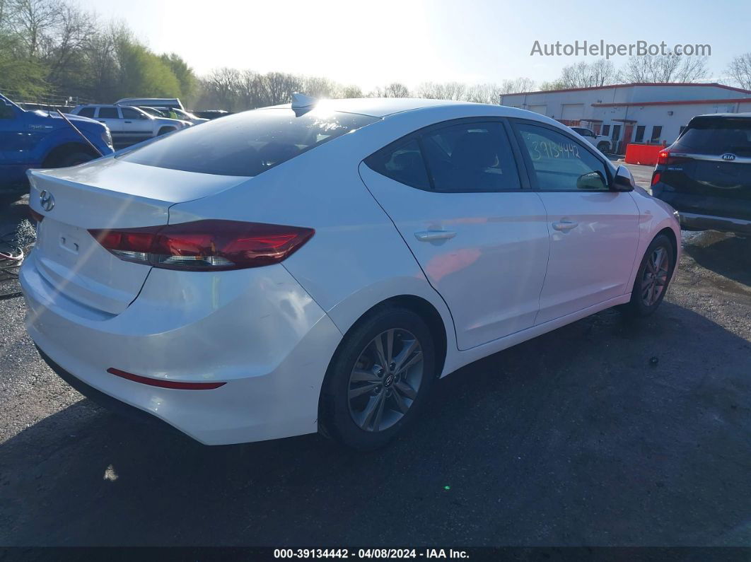 2018 Hyundai Elantra Sel Белый vin: 5NPD84LFXJH235284