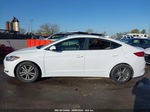 2018 Hyundai Elantra Sel White vin: 5NPD84LFXJH235284