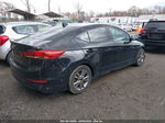 2018 Hyundai Elantra Sel Black vin: 5NPD84LFXJH237567