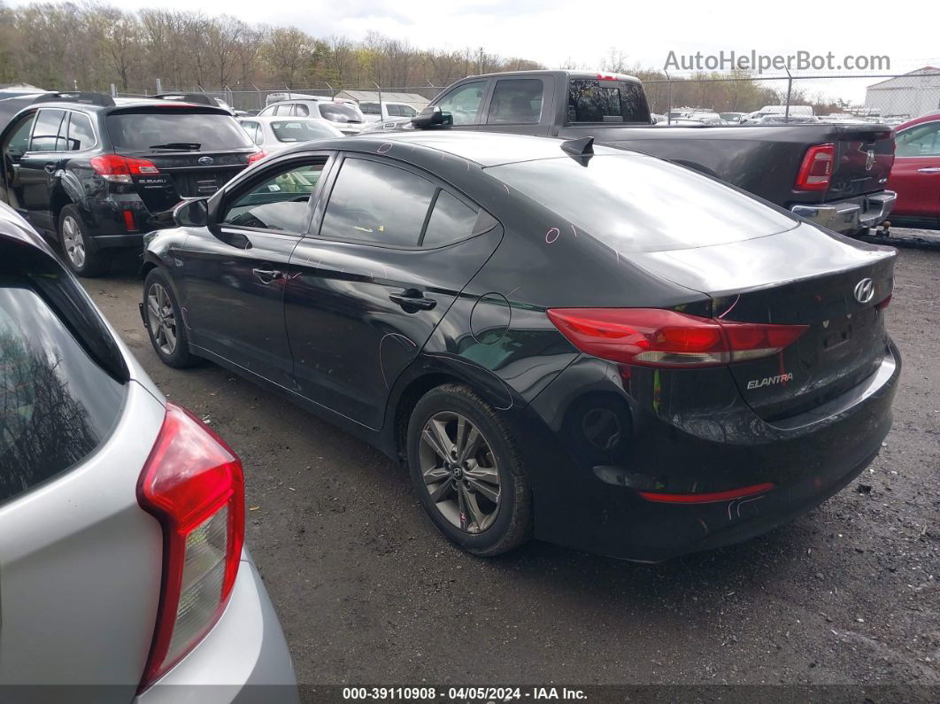 2018 Hyundai Elantra Sel Black vin: 5NPD84LFXJH237567