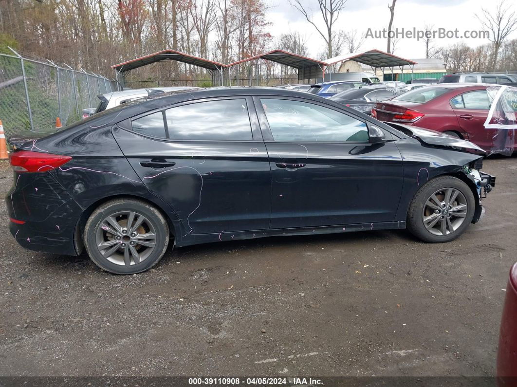 2018 Hyundai Elantra Sel Black vin: 5NPD84LFXJH237567