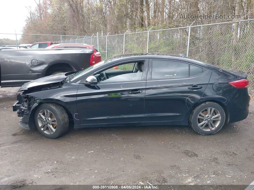 2018 Hyundai Elantra Sel Black vin: 5NPD84LFXJH237567