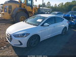 2018 Hyundai Elantra Sel White vin: 5NPD84LFXJH246656