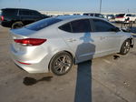 2018 Hyundai Elantra Sel Серебряный vin: 5NPD84LFXJH246835