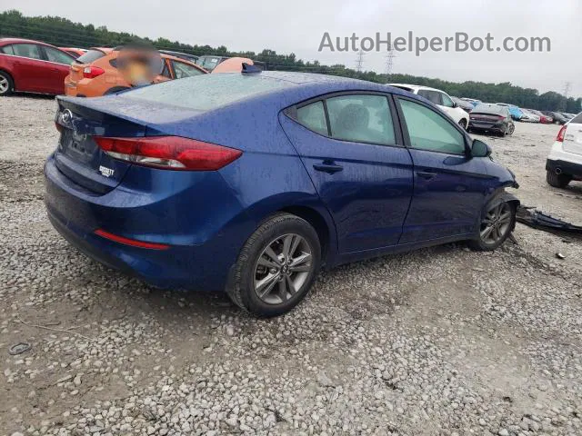 2018 Hyundai Elantra Sel Blue vin: 5NPD84LFXJH271153