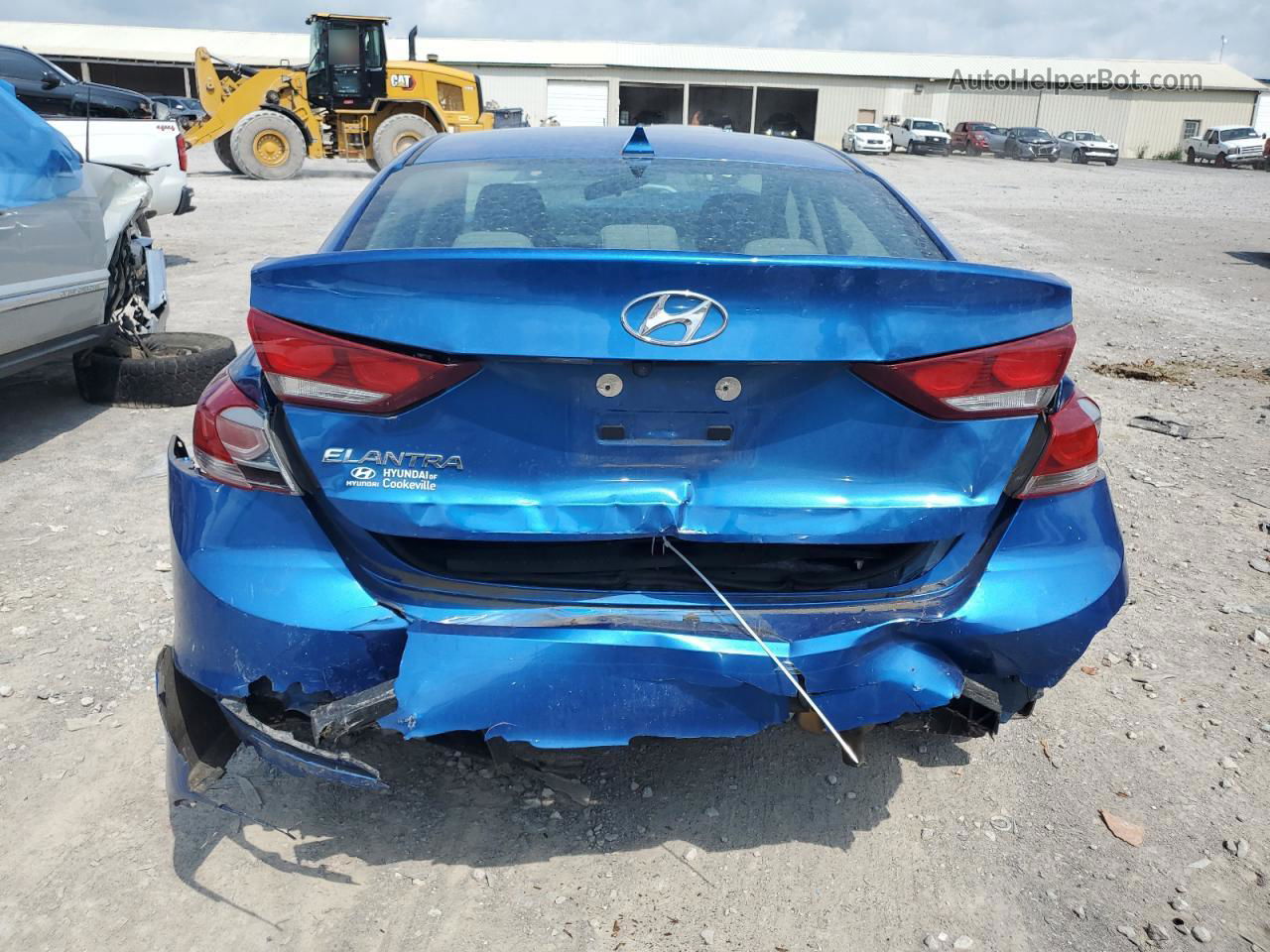 2018 Hyundai Elantra Sel Синий vin: 5NPD84LFXJH331111