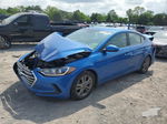 2018 Hyundai Elantra Sel Blue vin: 5NPD84LFXJH331111