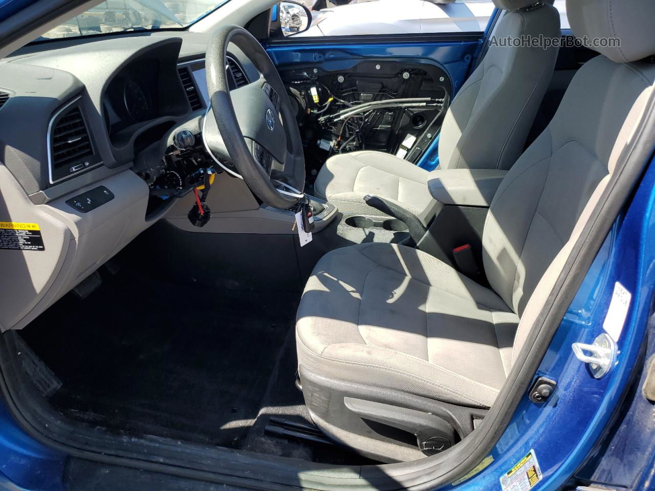 2018 Hyundai Elantra Sel Blue vin: 5NPD84LFXJH337779
