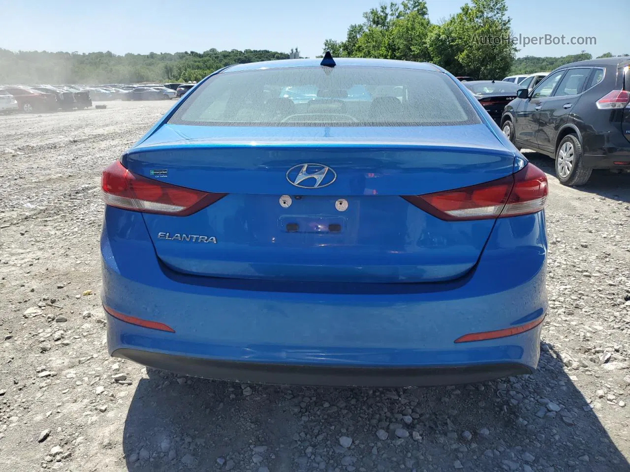 2018 Hyundai Elantra Sel Blue vin: 5NPD84LFXJH348393