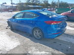 2018 Hyundai Elantra Sel Blue vin: 5NPD84LFXJH366781