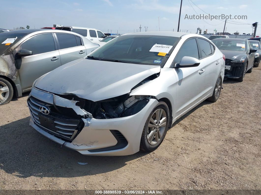 2018 Hyundai Elantra Sel Gray vin: 5NPD84LFXJH378395