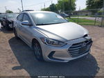 2018 Hyundai Elantra Sel Gray vin: 5NPD84LFXJH378395