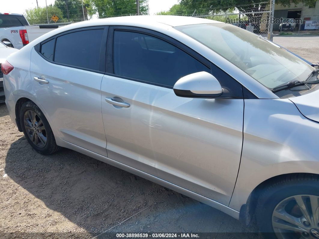 2018 Hyundai Elantra Sel Gray vin: 5NPD84LFXJH378395