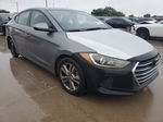 2018 Hyundai Elantra Sel Gray vin: 5NPD84LFXJH383869