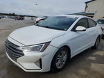 2019 Hyundai Elantra Sel White vin: 5NPD84LFXKH403510