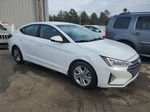 2019 Hyundai Elantra Sel White vin: 5NPD84LFXKH403510