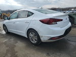 2019 Hyundai Elantra Sel White vin: 5NPD84LFXKH403510