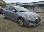 2019 Hyundai Elantra Sel Gray vin: 5NPD84LFXKH406133