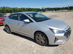 2019 Hyundai Elantra Sel Silver vin: 5NPD84LFXKH409453