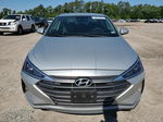 2019 Hyundai Elantra Sel Silver vin: 5NPD84LFXKH409453