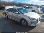 2019 Hyundai Elantra Sel Серебряный vin: 5NPD84LFXKH454277