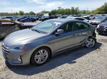 2019 Hyundai Elantra Sel Gray vin: 5NPD84LFXKH490227