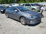 2019 Hyundai Elantra Sel Gray vin: 5NPD84LFXKH490227