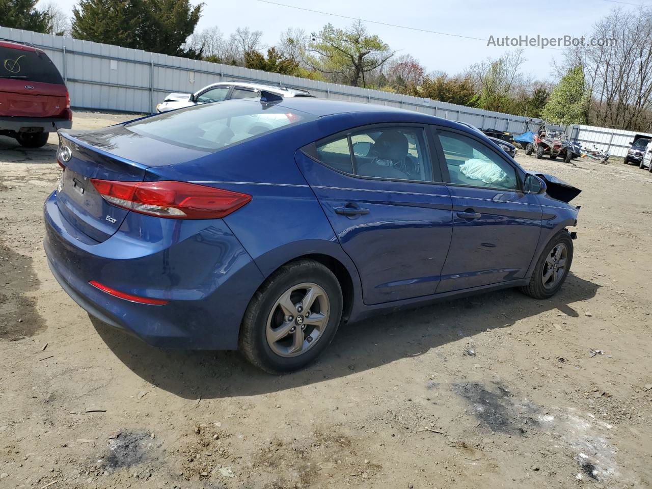 2017 Hyundai Elantra Eco Blue vin: 5NPD94LA7HH143934