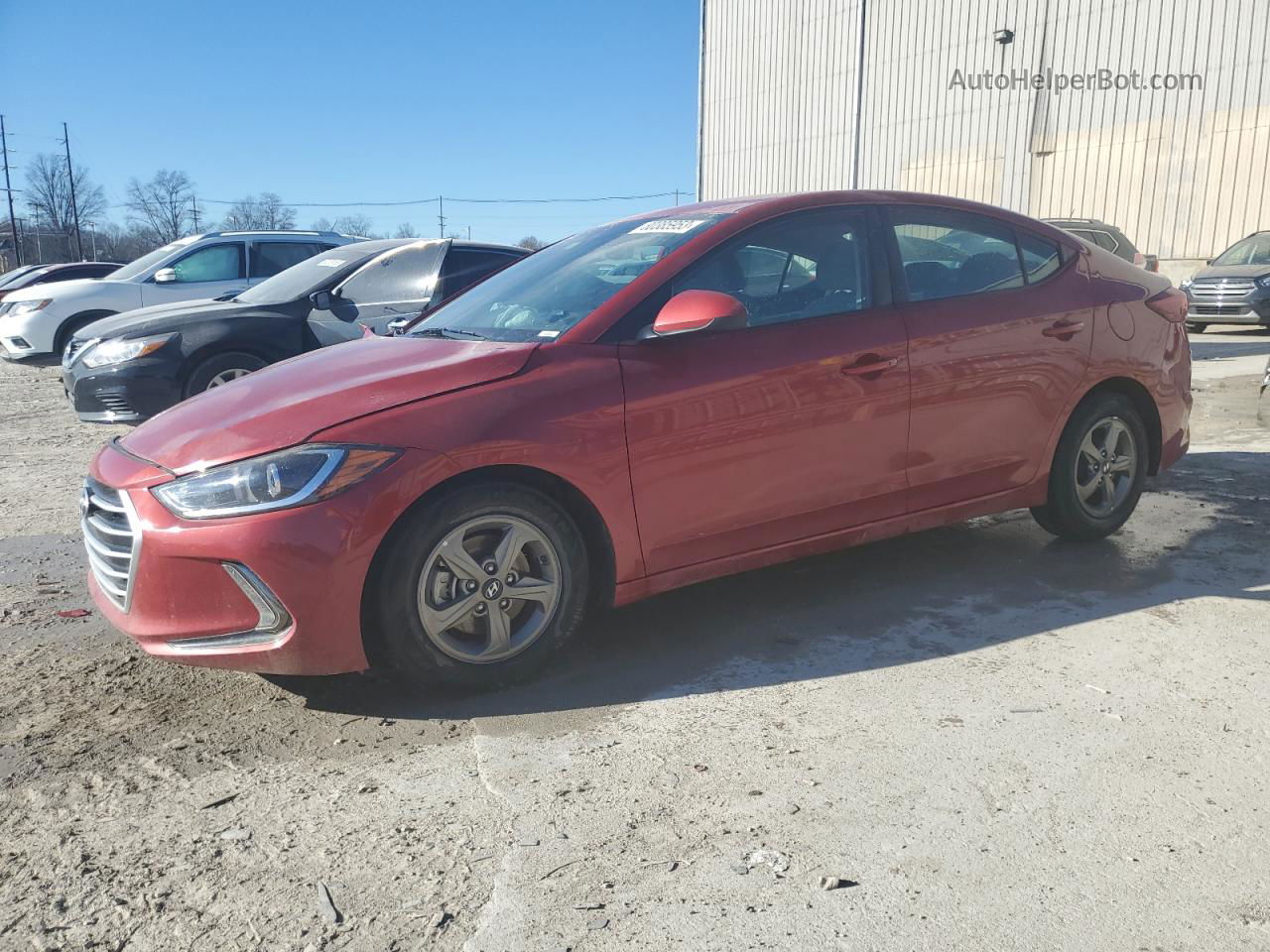 2018 Hyundai Elantra Eco Maroon vin: 5NPD94LA8JH321128