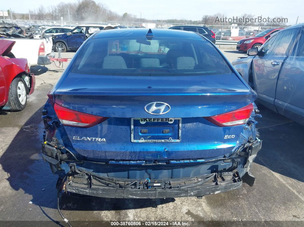 2018 Hyundai Elantra Eco Blue vin: 5NPD94LA8JH321601