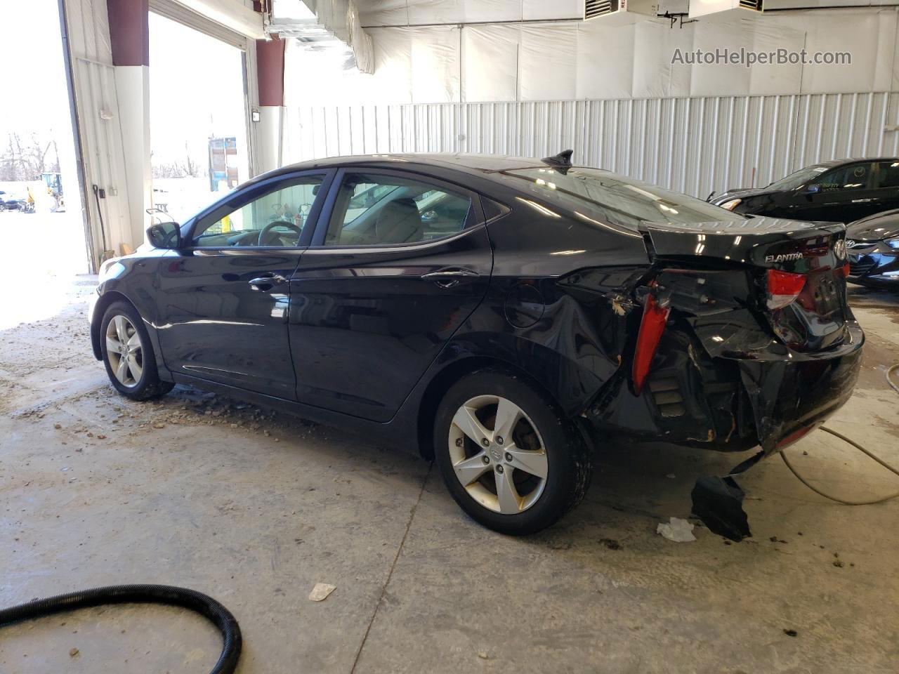 2011 Hyundai Elantra Gls Black vin: 5NPDH4AE0BH000517