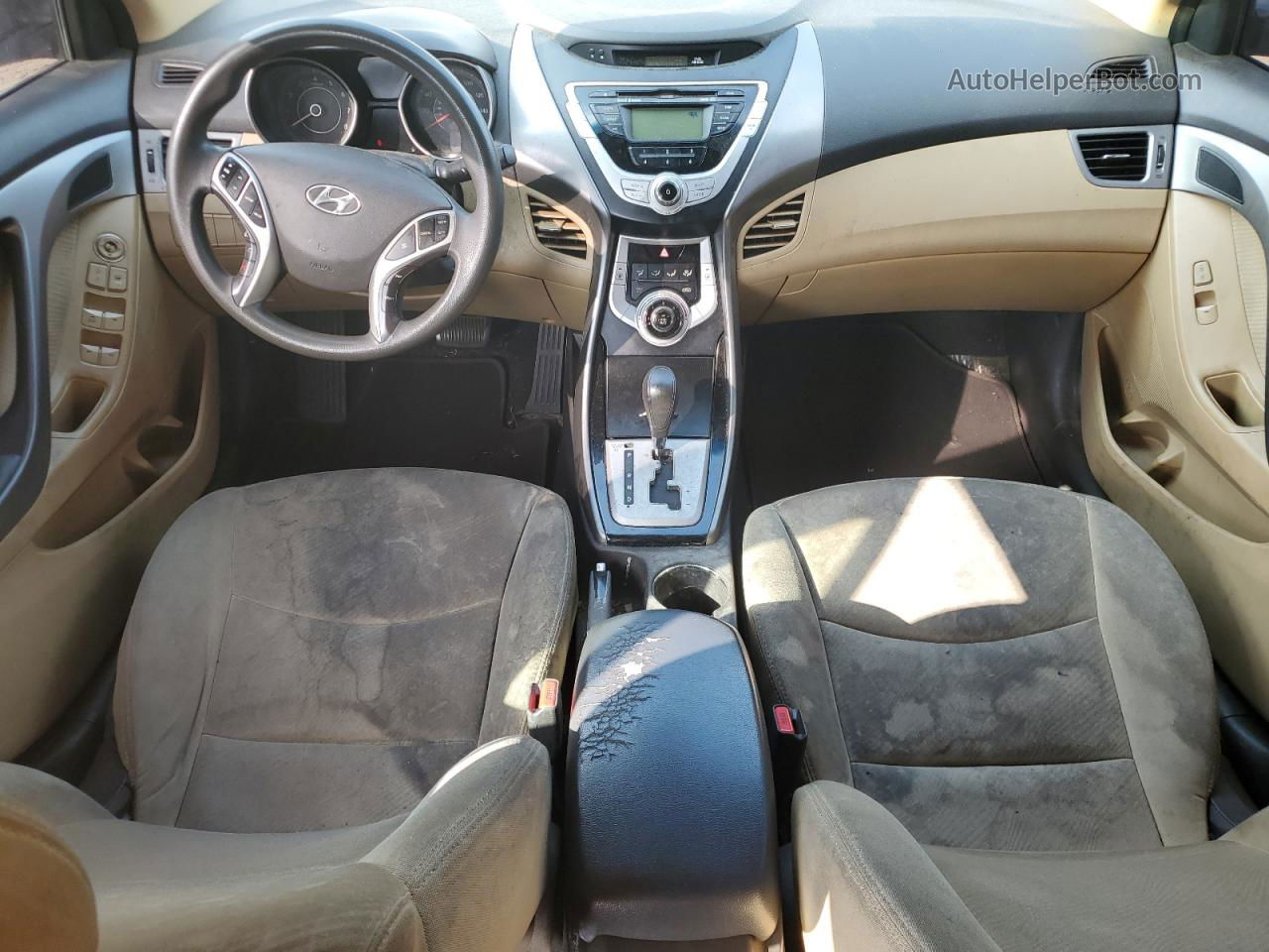 2011 Hyundai Elantra Gls Черный vin: 5NPDH4AE0BH014448