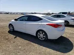 2012 Hyundai Elantra Gls White vin: 5NPDH4AE0CH097543