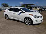 2012 Hyundai Elantra Gls White vin: 5NPDH4AE0CH097543