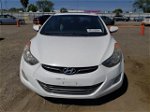 2012 Hyundai Elantra Gls White vin: 5NPDH4AE0CH097543