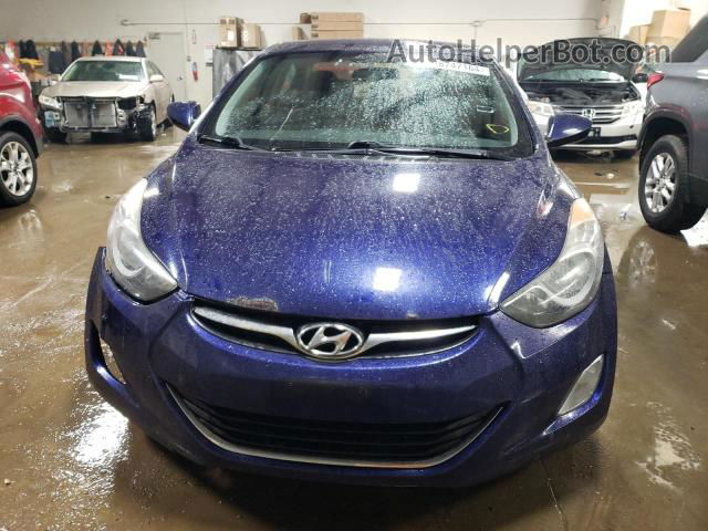 2012 Hyundai Elantra Gls Blue vin: 5NPDH4AE0CH104409