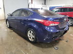 2012 Hyundai Elantra Gls Blue vin: 5NPDH4AE0CH104409