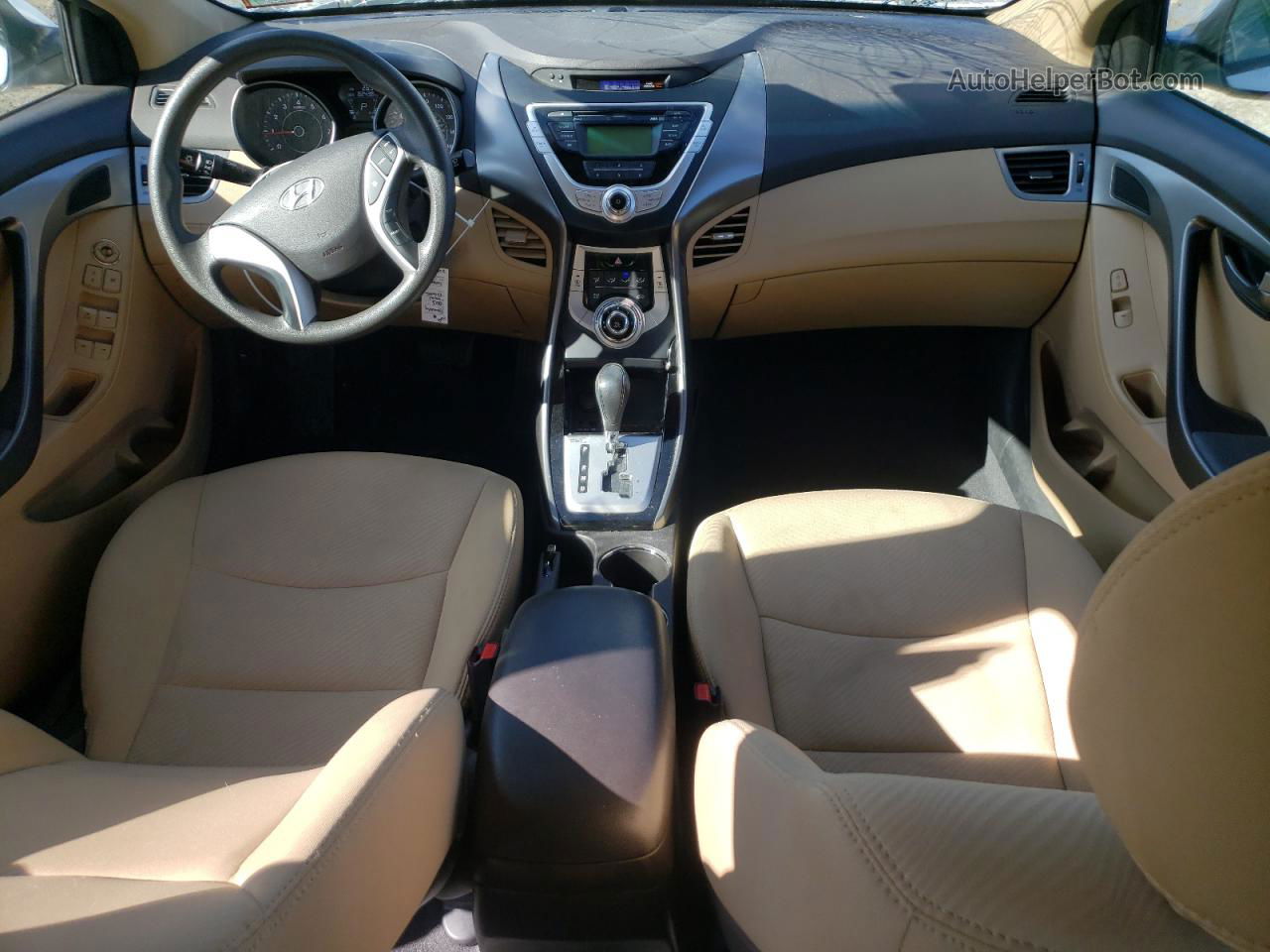 2013 Hyundai Elantra Gls Белый vin: 5NPDH4AE0DH158648