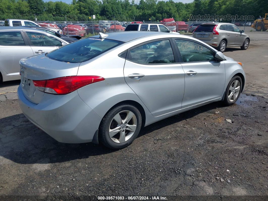 2013 Hyundai Elantra Gls Серебряный vin: 5NPDH4AE0DH171237