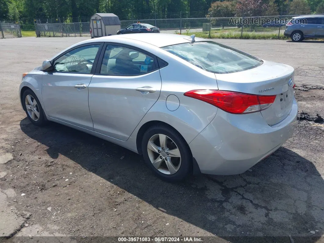 2013 Hyundai Elantra Gls Silver vin: 5NPDH4AE0DH171237